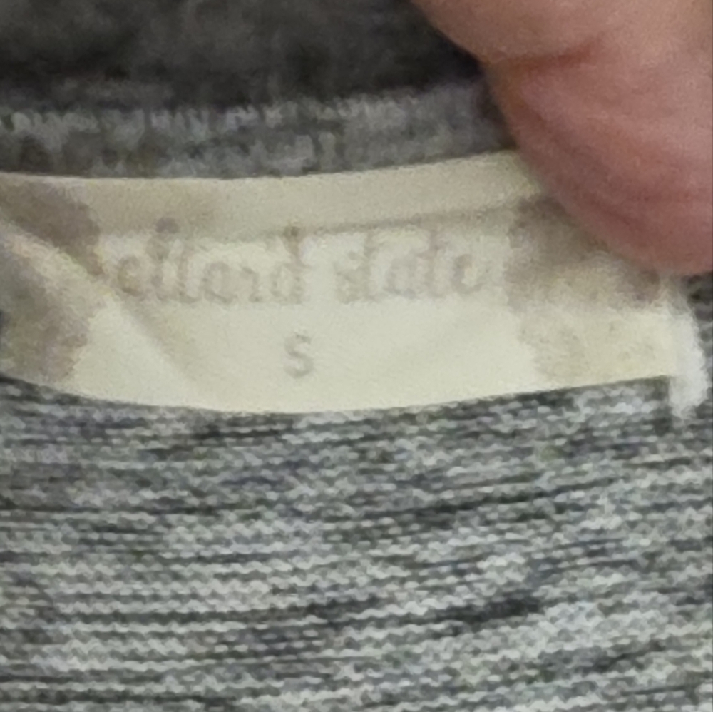 Altar’d State Mini Dress Long Sleeve Button Accent Light Gray Size SMALL EUC - Picture 4 of 9